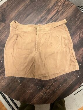 INC International Concepts Tan High-Rise Casual Shorts